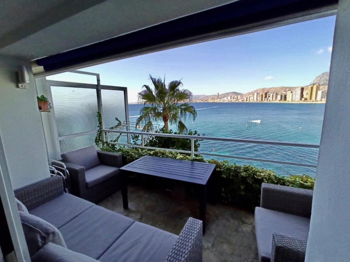 Estudio Primera Linea Con Acceso Privado Al Mar ベニドルム エクステリア 写真