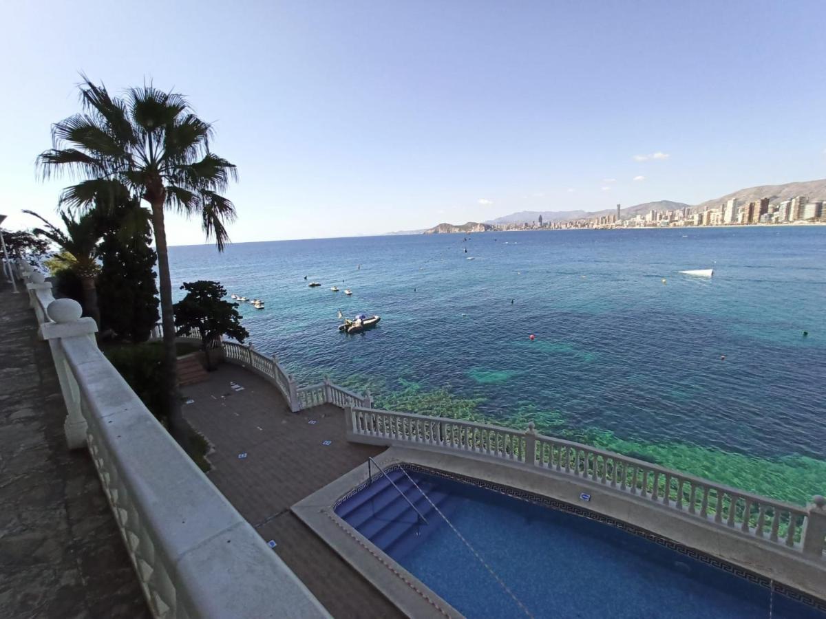 Estudio Primera Linea Con Acceso Privado Al Mar ベニドルム エクステリア 写真