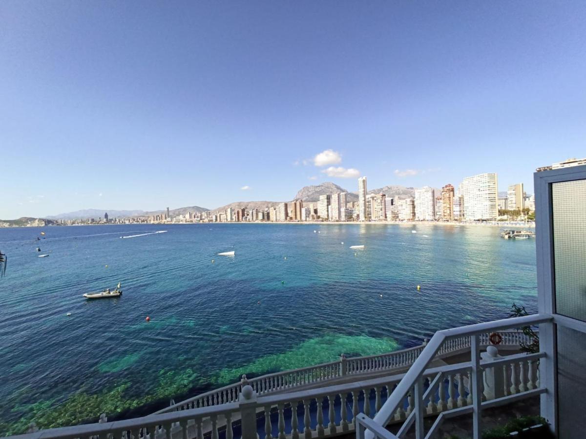 Estudio Primera Linea Con Acceso Privado Al Mar ベニドルム エクステリア 写真