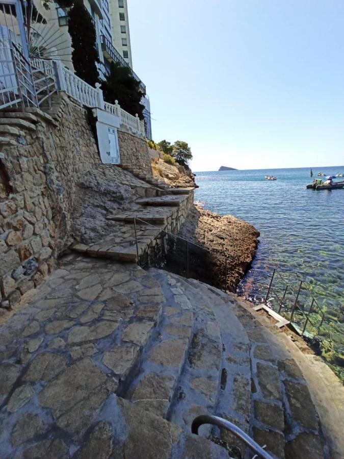 Estudio Primera Linea Con Acceso Privado Al Mar ベニドルム エクステリア 写真